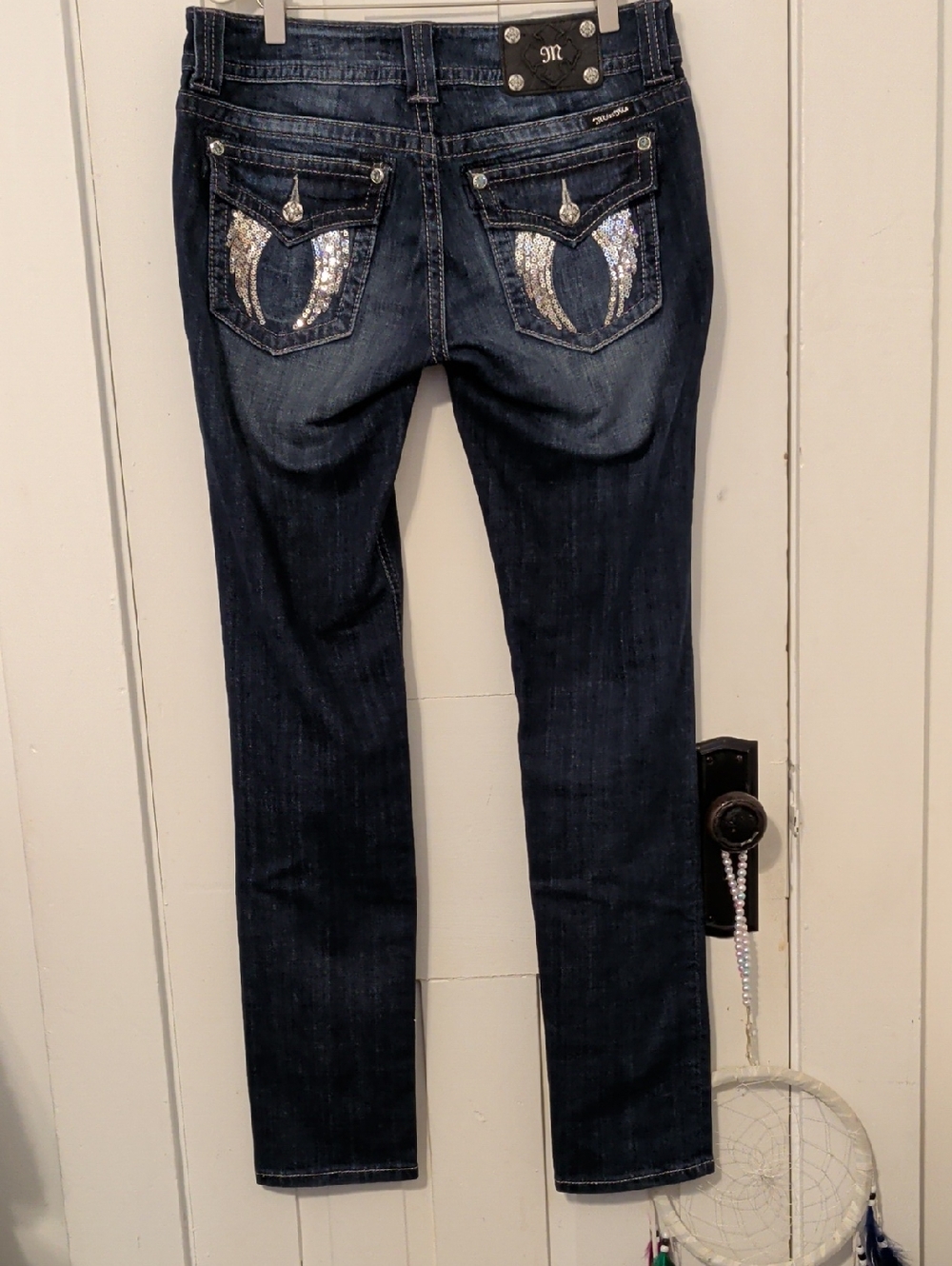 30/33 Rare Beautiful Miss Me Angel Wings Bling Jeans!!!!